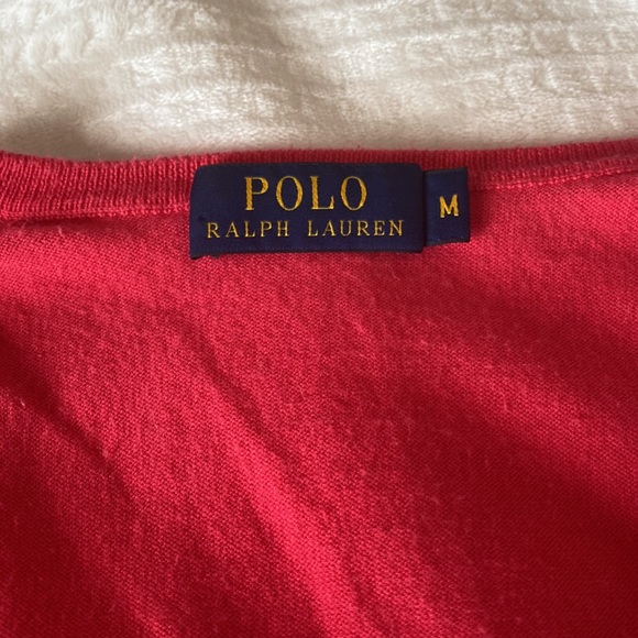 Ralph Lauren V-Neck Sweater    Size M - Picture 4 of 5